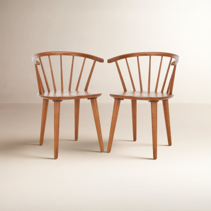 Sheffield Solid Wood Dining Chair, Honey