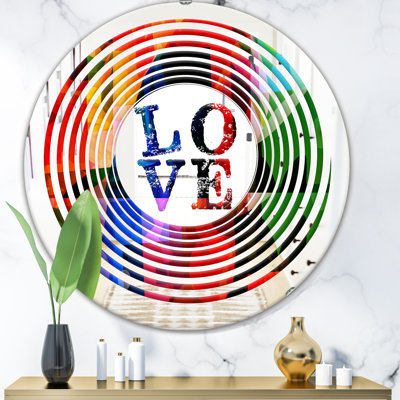 Love and Circles Wall Mirror