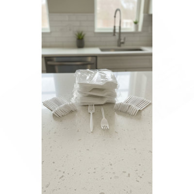 Fourchette en polypropylène (10)