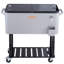 Station de service / chariot à roulettes avec refroidisseur de patio pour 80 litres VEVOR-90843127