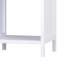 Table de chevet mauve à tiroir moderne avec tablette ouverte, bordure festonnée pour espace de rangement «Room, Compact and Polyvalent Cute Design»