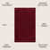 Arbelle Solid Low-Pile Dark Red Rug