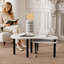 Tables basses gigognes rotatives 2 pièces Crescent-33871030-33871028