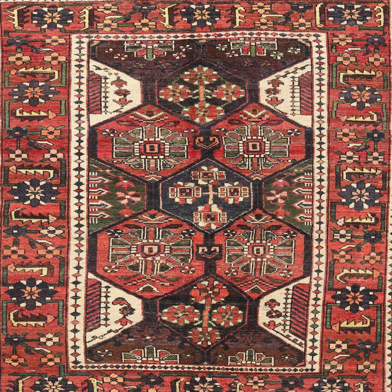 Southwestern Indoor Rug, Round 5'