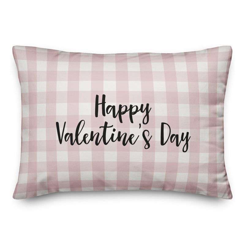  Coussin Happy Happy's Day, Noir / Rose