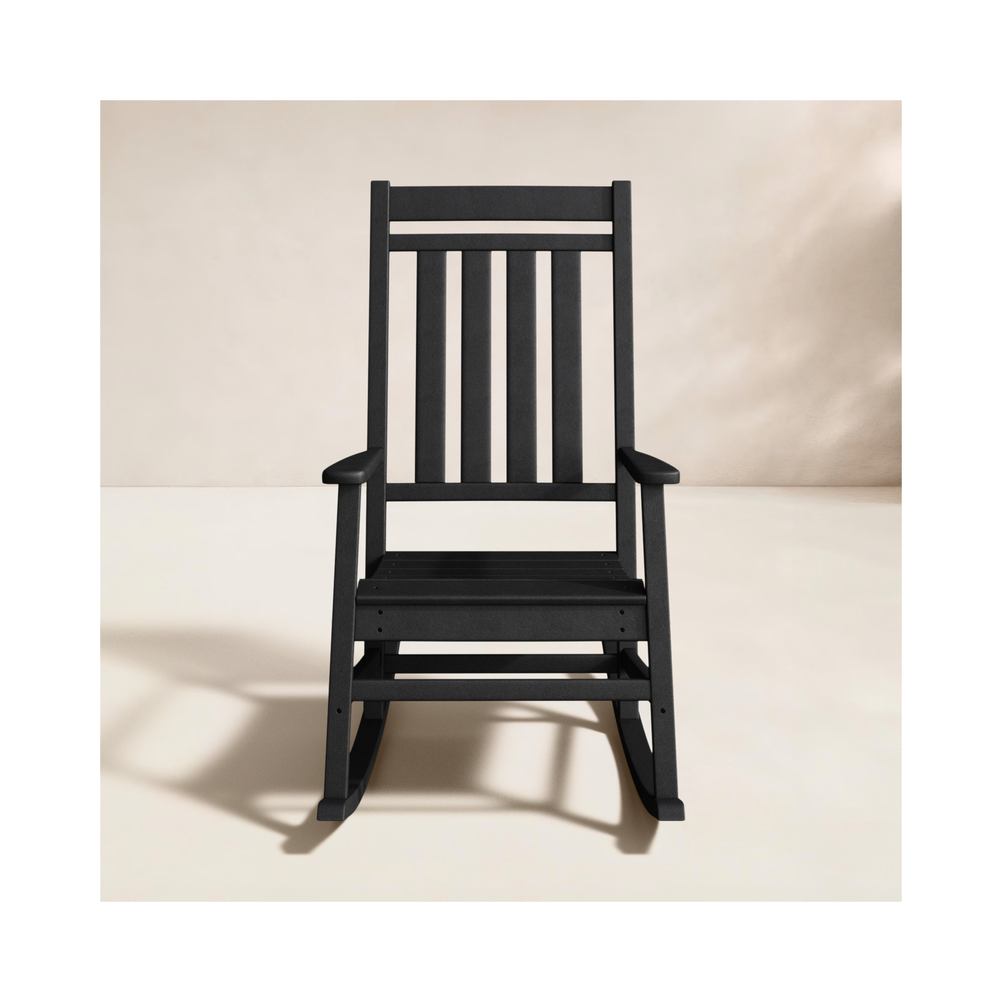 Estate Rocking Chair, Black