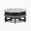 TABLE RONDE RANGÉE AVEC 3 TABOURETS INCLUS-1650357993