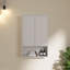 Armoire de salle de bain murale 24 po avec 2 portes à fermeture douce et tablette réglable-218983928-222466202