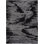 Abstract Area Rug in Black/Ivory