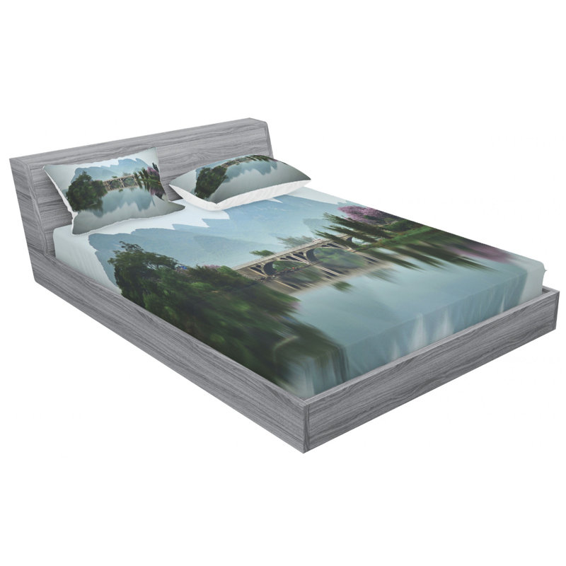 Microfiber Sheet Set, Full Sheet Set with Fitted Sheet