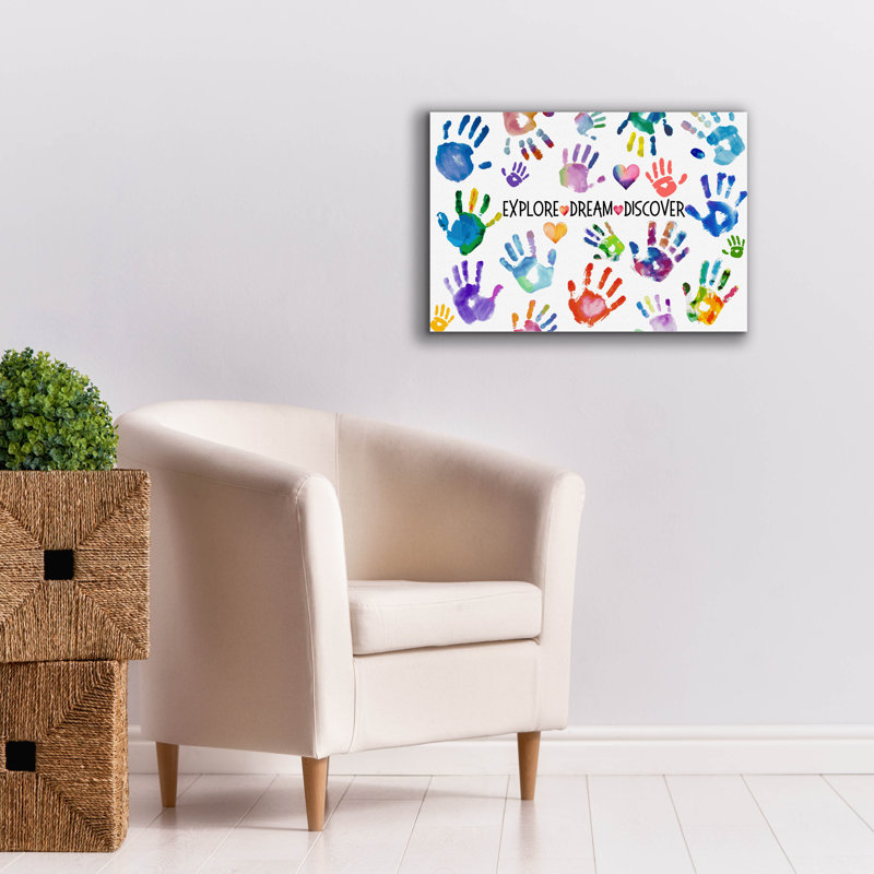  «Kids Rock A» par Jean Plout, art mural sur toile, 26 po x 18 po