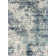 Tapis abstrait gris / bleu Kyeshia