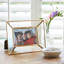 Anjana Recycled Glass and Gold Metal Photo Frame-1296000460