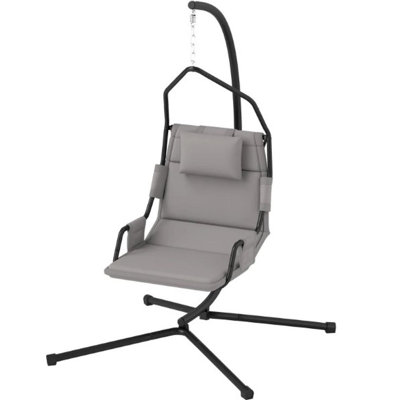 Hanging Swing Chair (Black,Gray)