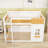 Multifunctional Wooden Bunk Bed with Shelves-438527804