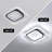 Dahen Acrylic LED Semi Flush Mount