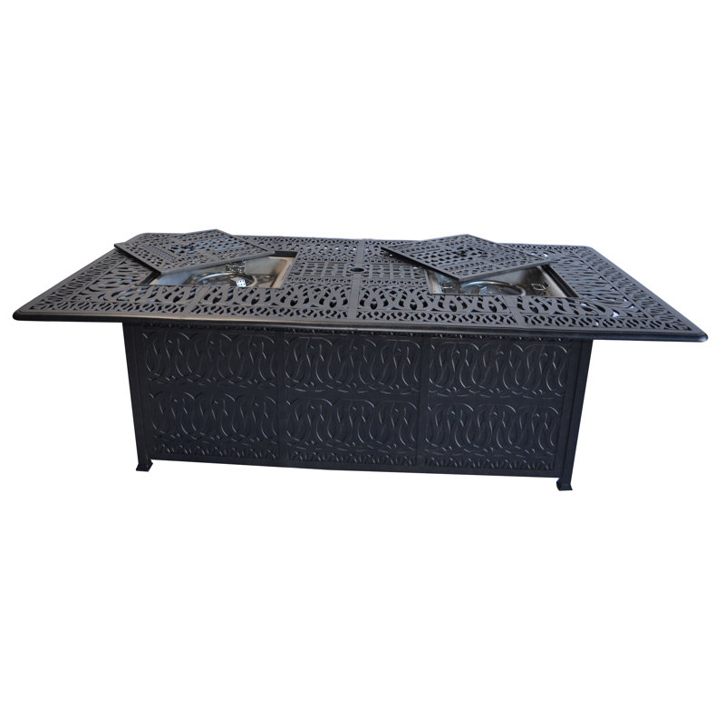 Brockport 84'' Rectangular 8 - Person Outdoor Dining Set with Sunbrella Cushions