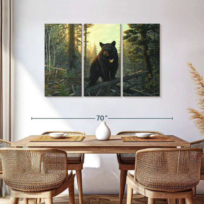 Brampt Black Magic Bear, 36" H x 57" W