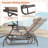 Amyrion Outdoor Metal Chaise Lounge-1180148220