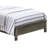 Tranquil Gray Transitional Bed For Comfort