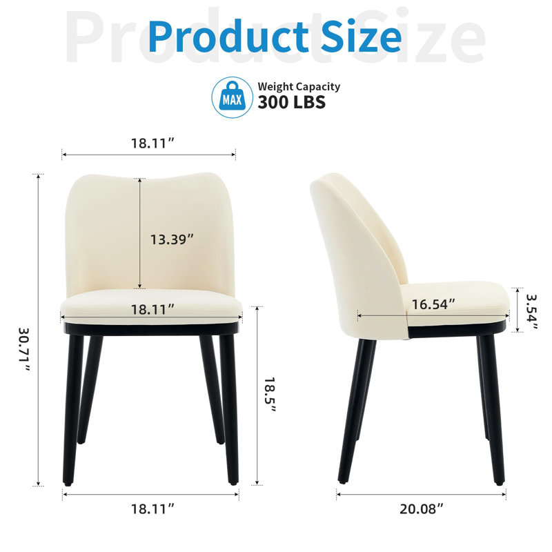 Side Chair, Beige