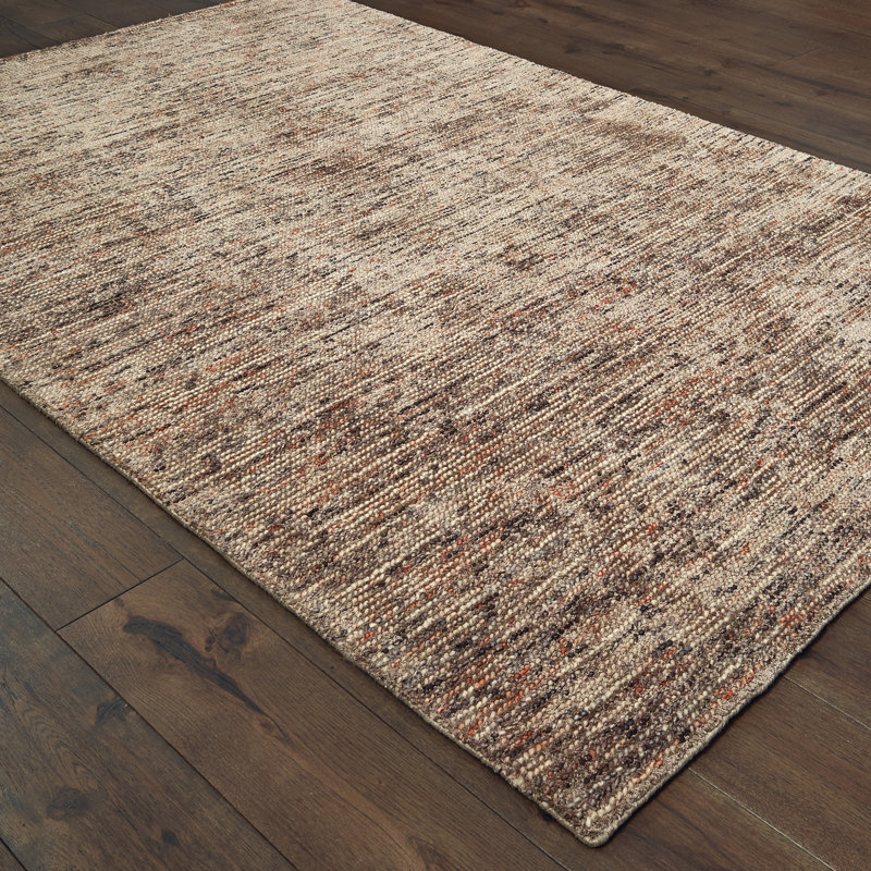 Tapis taupe / brun touffeté à la main Legends, Rectangle 10 pi x 13 pi