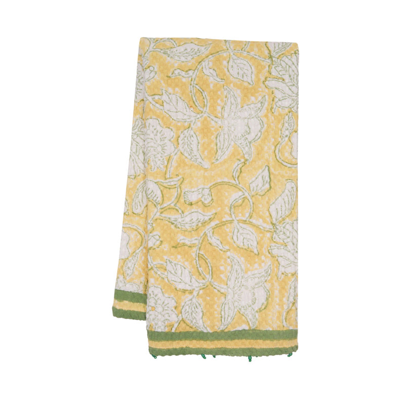 Pocono Dandelion Dishtowel, Yellow