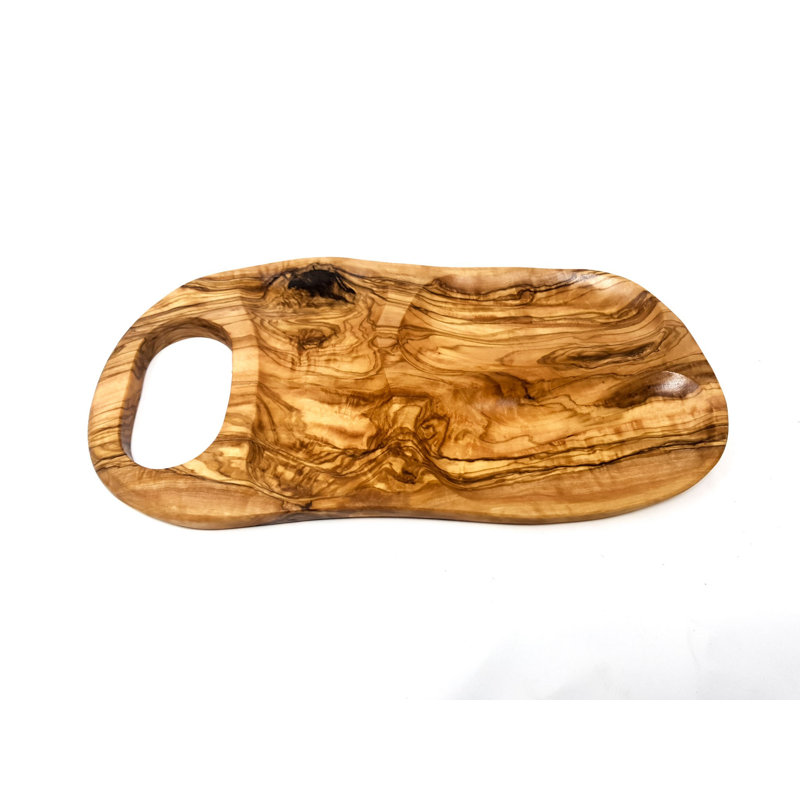 August Grove Dre Wood Divided Serving Dish