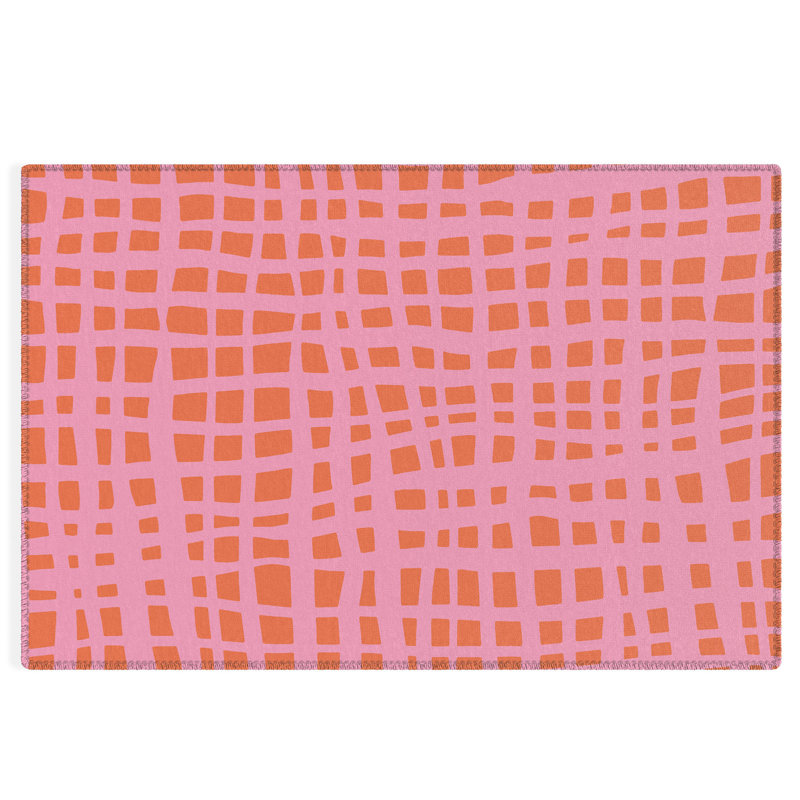 Tapis rectangulaire Jaylene avec envers antidérapant, Rectangle 5 pi x 7 pi