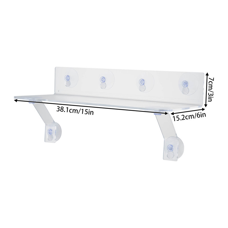 Nygia Acrylic Bracket Shelf