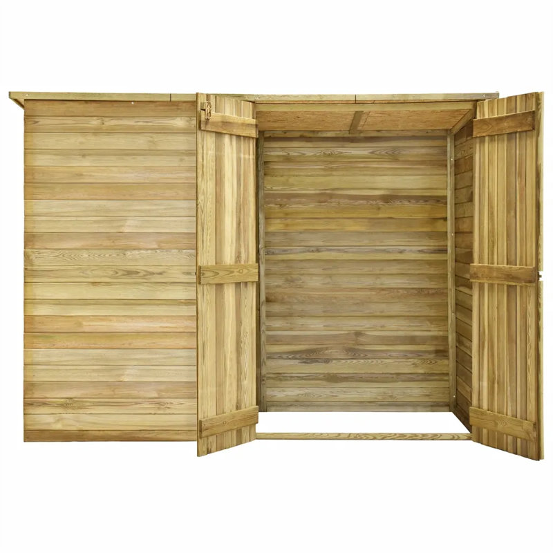 Garden Shed House 232x110x170 cm Impregnated Pinewood