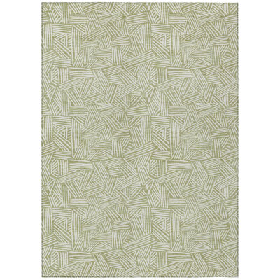 Machine Washable Indoor/Outdoor Chantille ACN2648 Geometric Rug