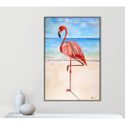 Rashebia Flamingo Print by Mike Ragan for