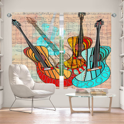 Delaughter Room Darkening Curtain Pair