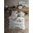 Super King Quilt Cover Set (3 Pieces), Grey & White, 102.4 x 86.6 inches | 65% Cotton / 35% Polyester, 120 Thread Count | Machine Washable, Button & Envelope Closure, Soft & Durable for Ultimate Comfort-119200353-119200406