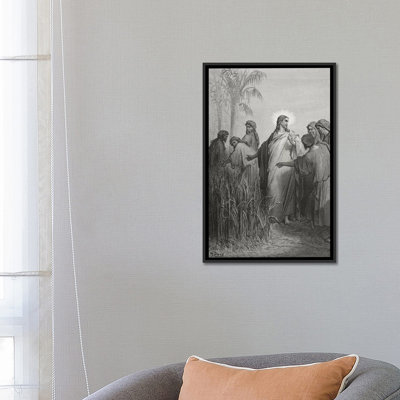 «Jesus and His Disciples in the Corn Field (Illustration from Dore's the Holy Bible), 1866», reproduction d'art sur toile