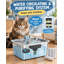 10L Stainless Steel Automatic Pet Fountain for multi-pet homes, supplied with 4 filters and featuring an ultra-quiet pump with circulating water flow.