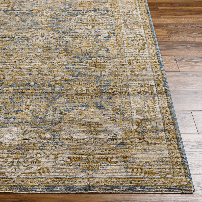 Floral Indoor Rug, Rectangle 9' x 12'2"