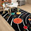 Tapis noir / orange Adal-34150658