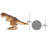 Scaled Jurassic T-Rex Raptor Dinosaur Statue