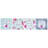  MDF Peach Box Sign Set of 4 Spring Home Decorations