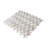 Mirage 10x12 Warm Beige White Marble Mosaic Leaf Wall and Floor Tile (4.07 sq ft/case) - 5 Pack