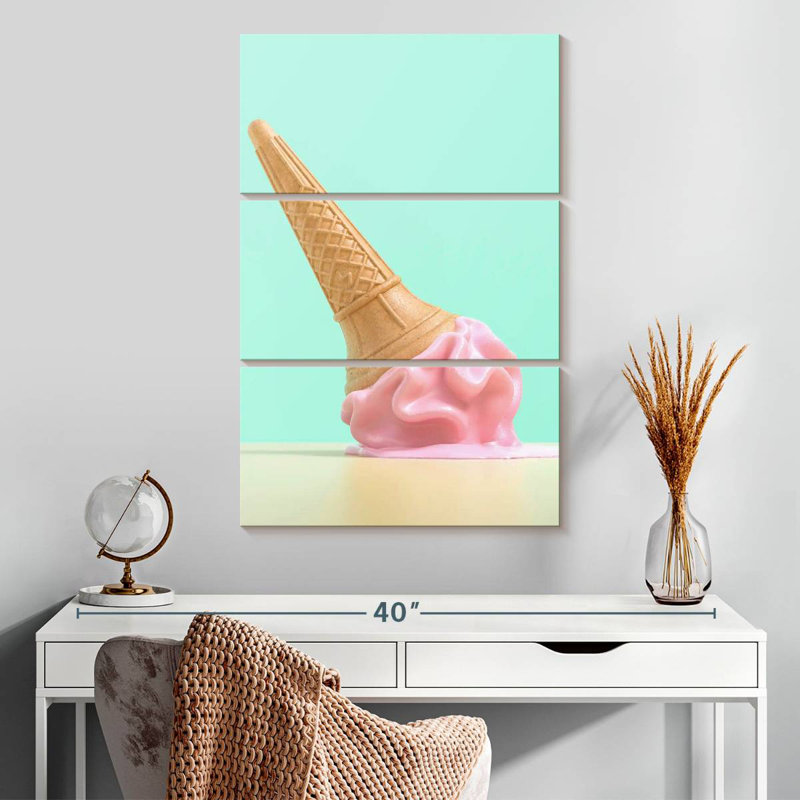 Déversement de crème glacée Yarlin, H 32 po x l 20 po