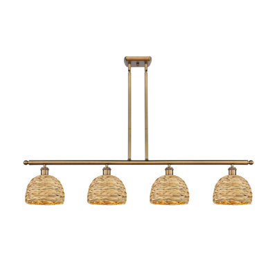 Luminaire suspendu en dôme à 4 lumières Baudilia