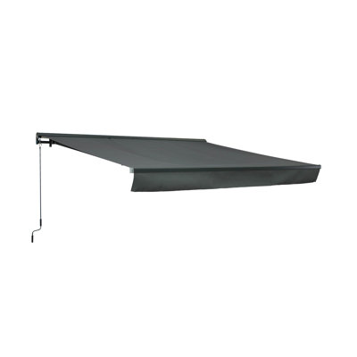 Dakota Fields 2.95cm W x 2cm D Metal Cover Retractable Patio Awning