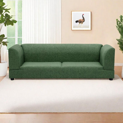 Comfortable Oversized Pet Sofa for Medium/Large Dogs with Backrest, Armrests, and Soft Cushion