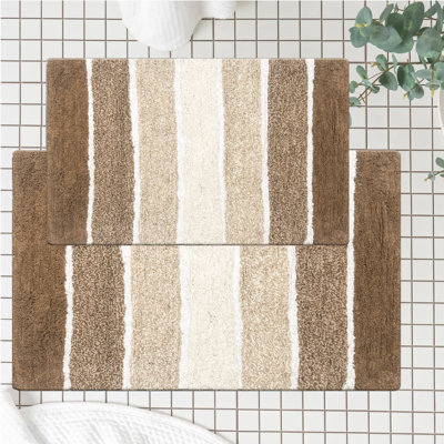 Cervantes 100% Cotton Non-Slip Bath Rug