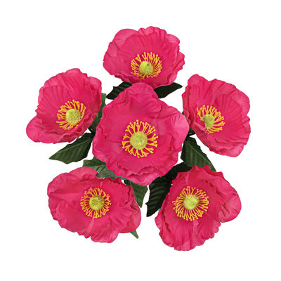 Buisson de pavot artificiel