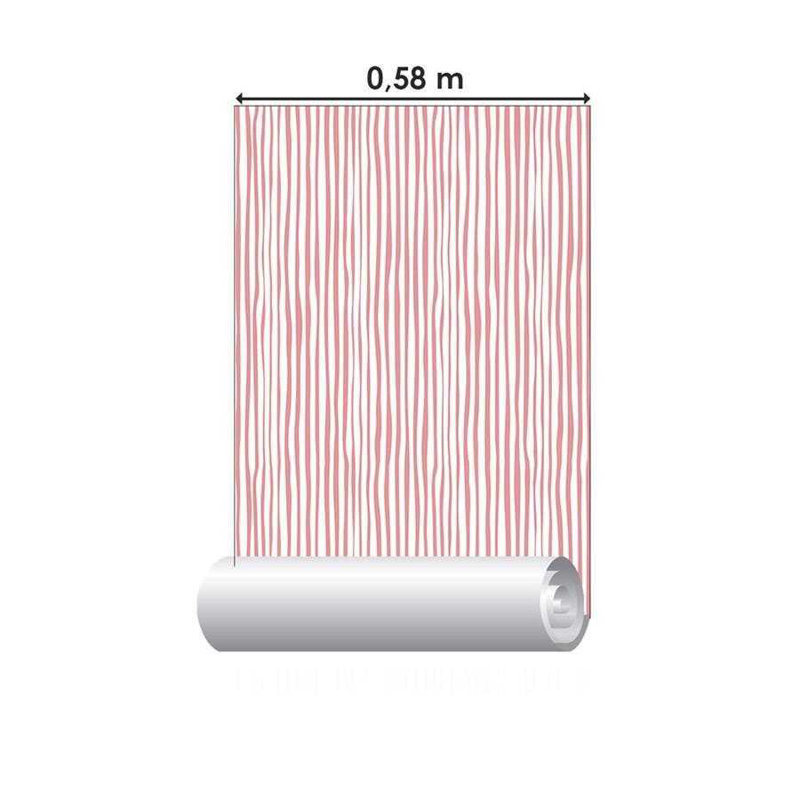 Rouleau de papier peint adhésif Meilich, L 126 po x l 24 po