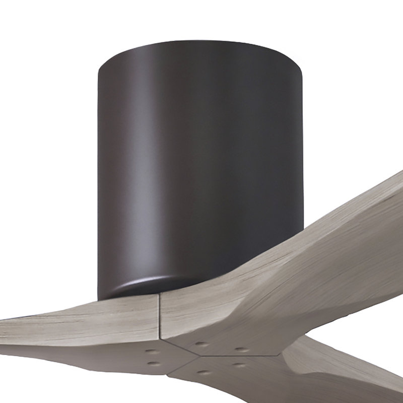 Irene Ceiling Fan, Textured Bronze, Gray Ash Tone, 60"